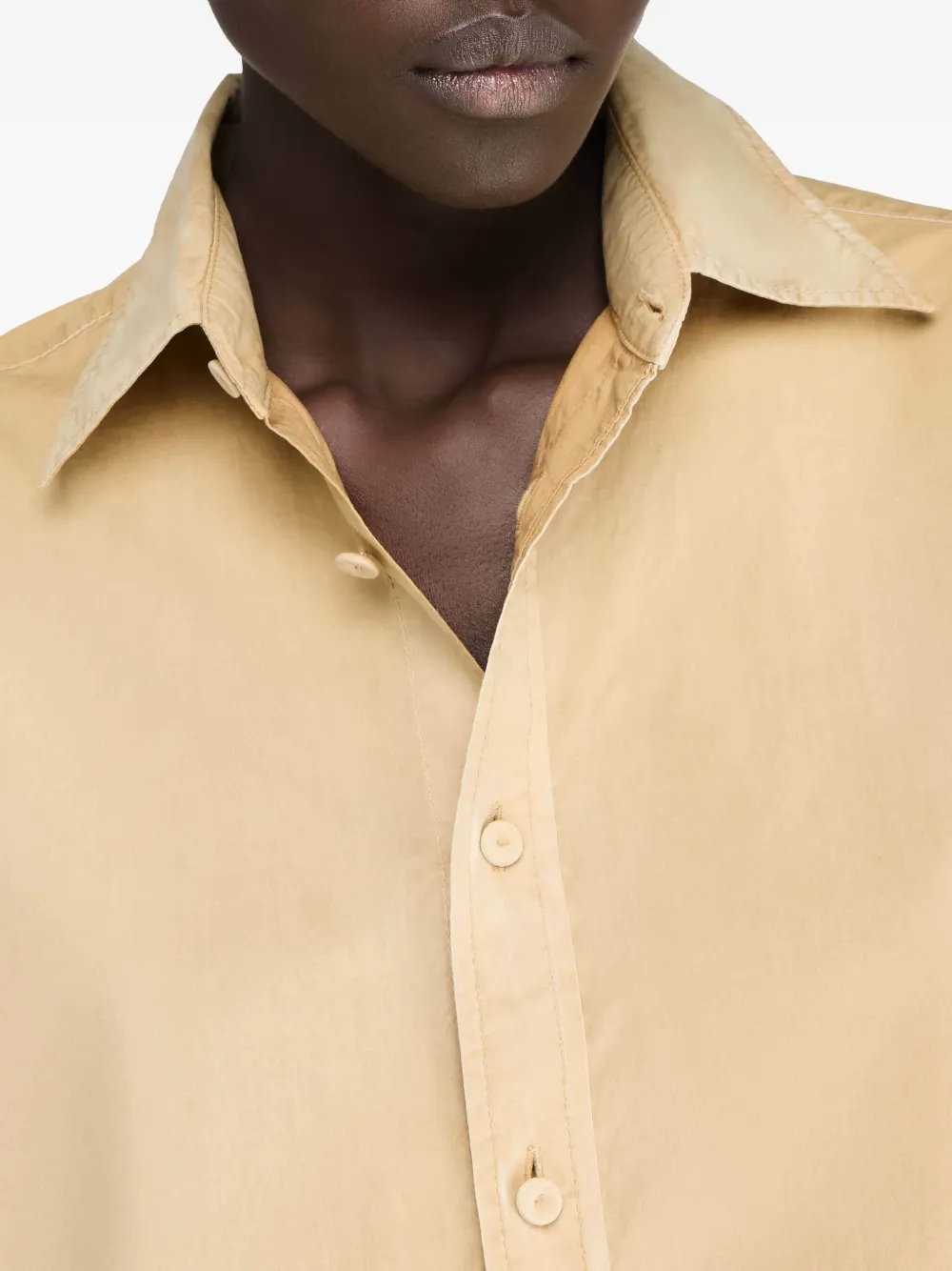 JW Anderson Garment cropped blouse Beige