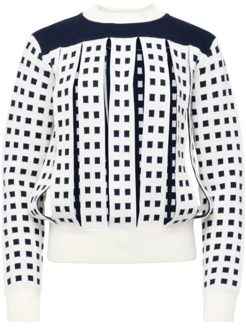 JW Anderson jacquard slit sweater