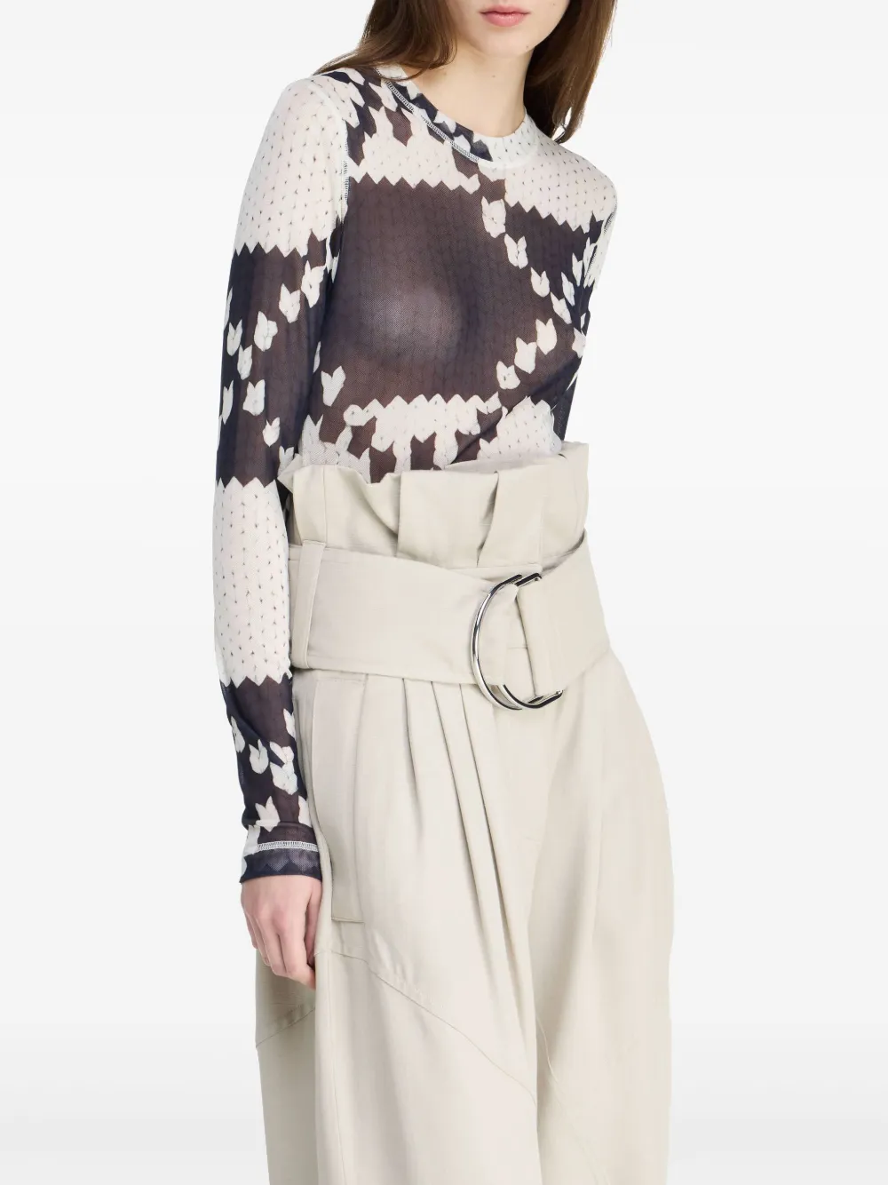 JW Anderson Top met lange mouwen Wit