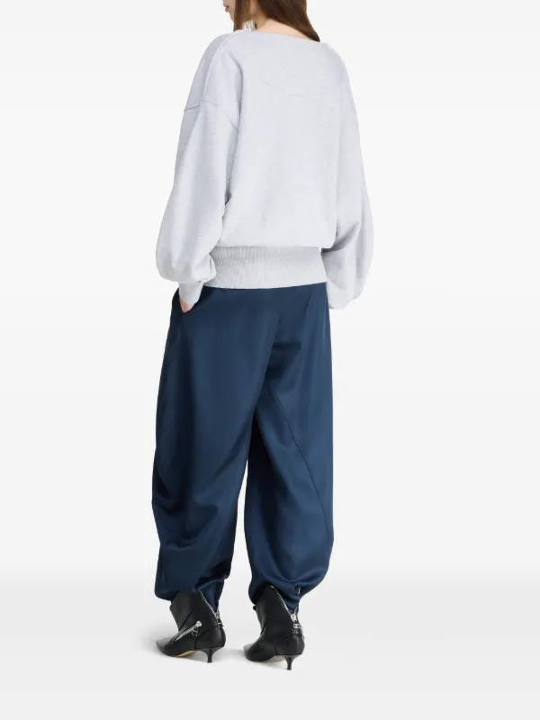 JW Anderson ラップフロント スウェットシャツ | グレー
