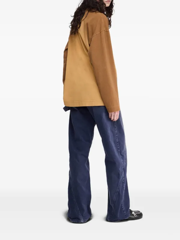 JW Anderson Long Sleeve Rugby Polo Shirt | Yellow | FARFETCH