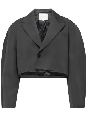 【送料&関税込】J.W. Anderson Tailored Belted Blazer J. W. Anderson Belted Tailored Blazer – Black | ShopSimon