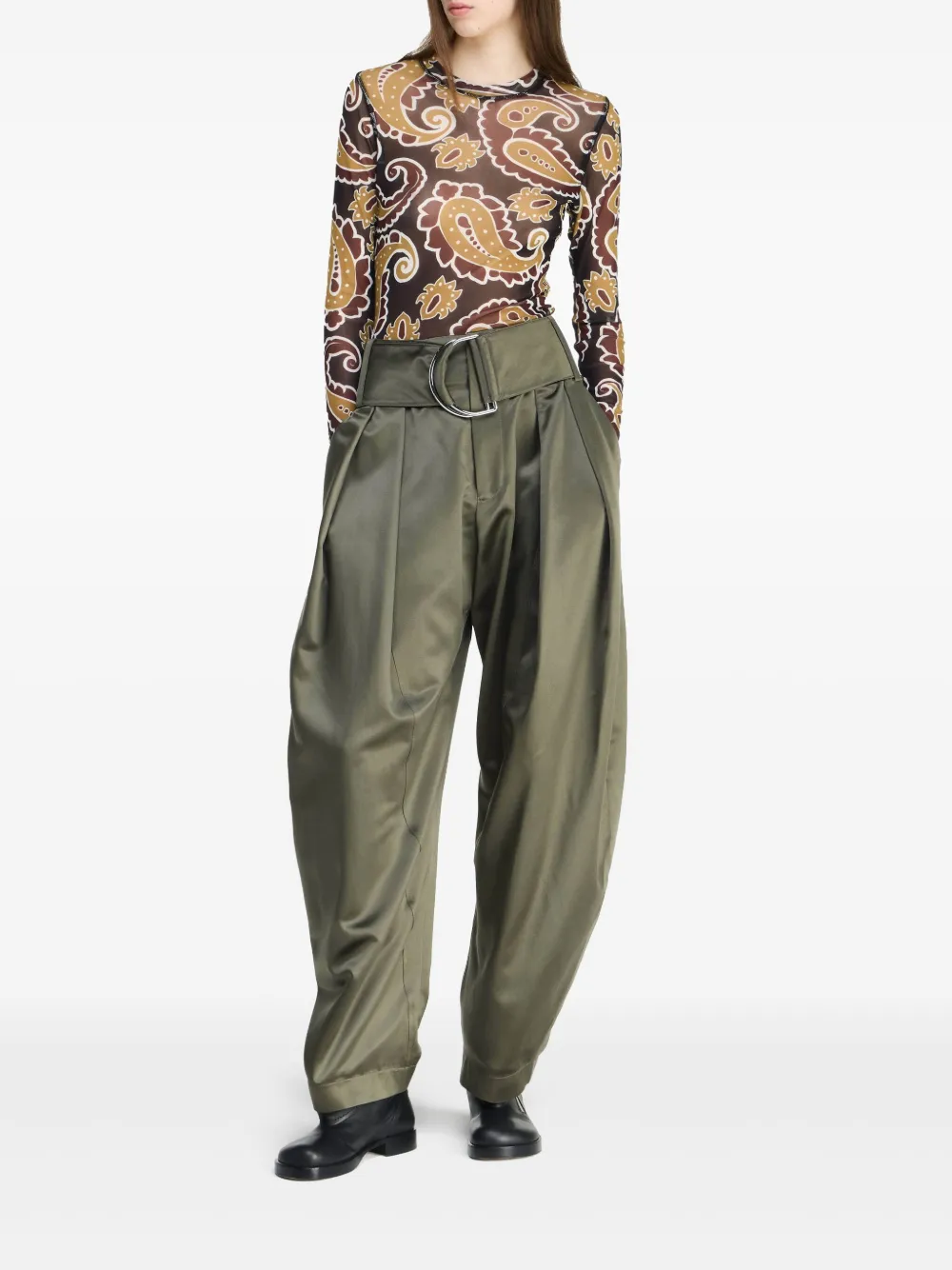 JW Anderson top con estampado de cachemira | Playeras y jerséis | Image 2