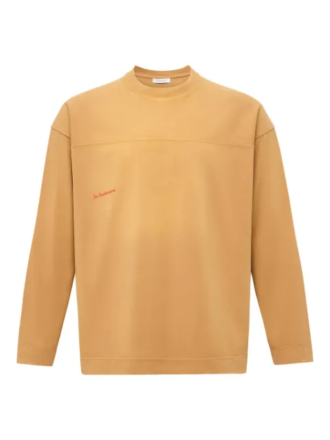 JW Anderson garment-dyed long-sleeve T-shirt