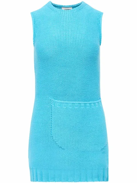 JW Anderson robe en maille à coupe courte
