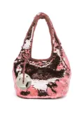 JW Anderson mini sequinned tote bag - Pink