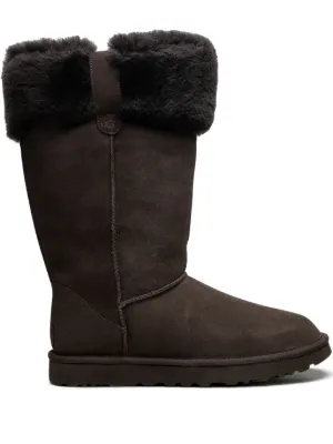 UGG x Ambush Fur Heeled Boots | Brown | FARFETCH