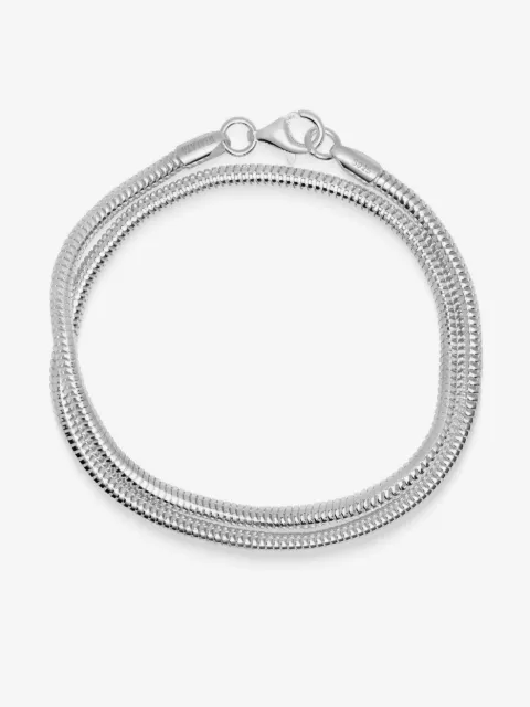 Nialaya Jewelry bracelet en argent à design multi-tour
