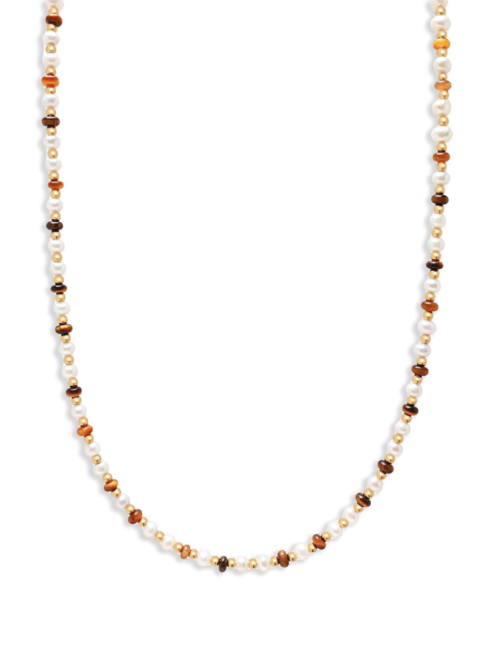 Nialaya Jewelry bead detailing necklace - Gold