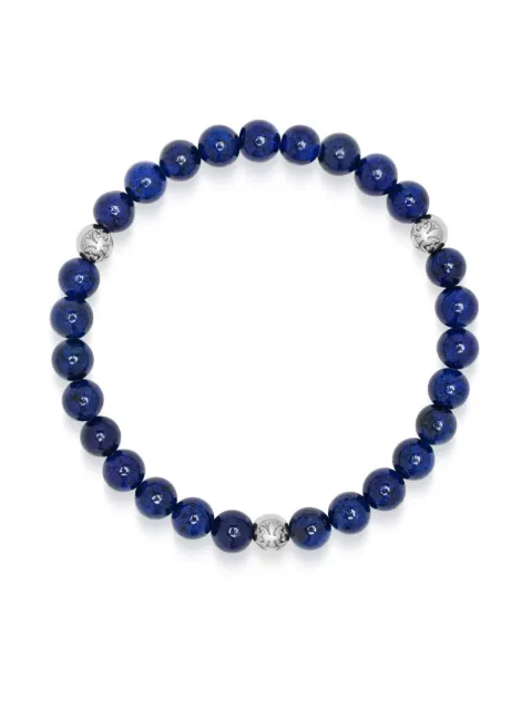 Nialaya Jewelry 6mm lapis lazuli beaded bracelet 