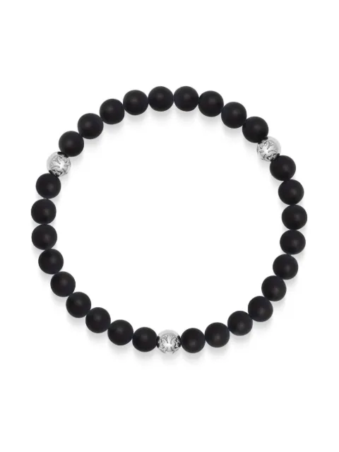 Nialaya Jewelry Armband mit Onyx-Perlen 6mm