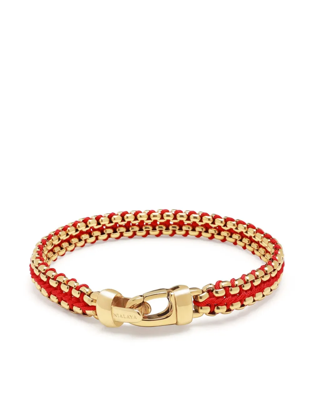Woven 8mm Box Chain Bracelet