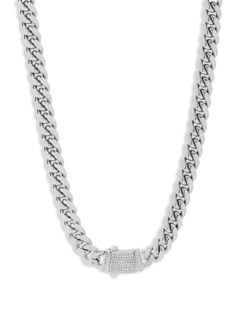 Nialaya Jewelry brass necklace - Silver