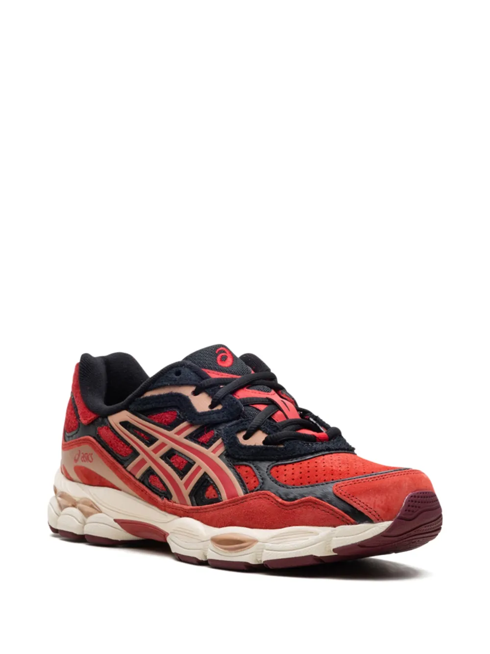 ASICS x Bleach GEL-NYC "Renji Abarai Red Black" sneakers Rood