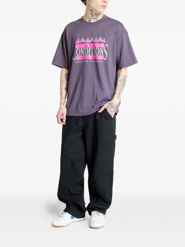 purple and black nike t shirt