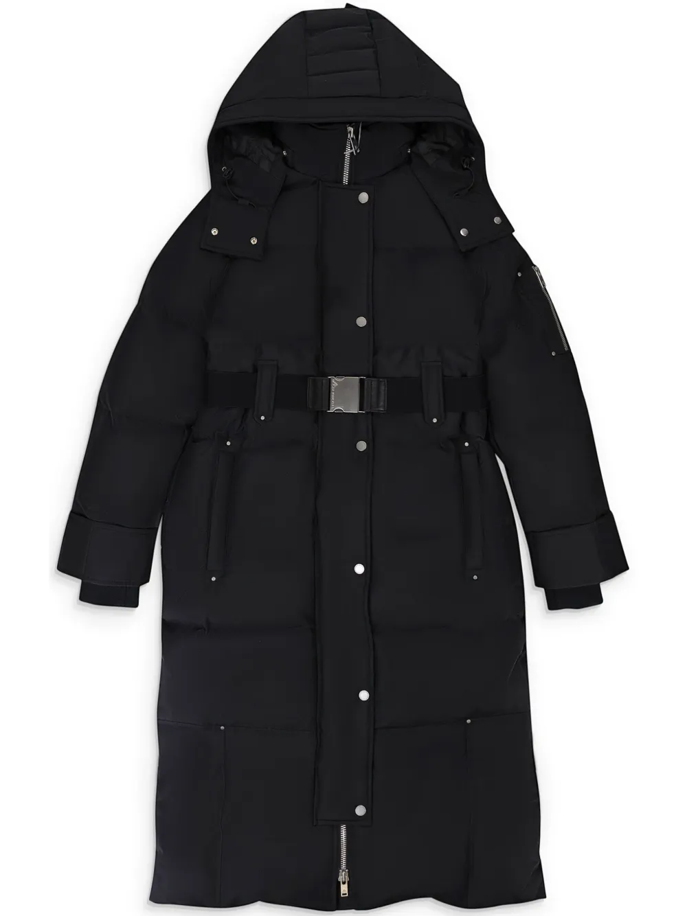 Moose Knuckles Cloud Hooded Parka In Schwarz