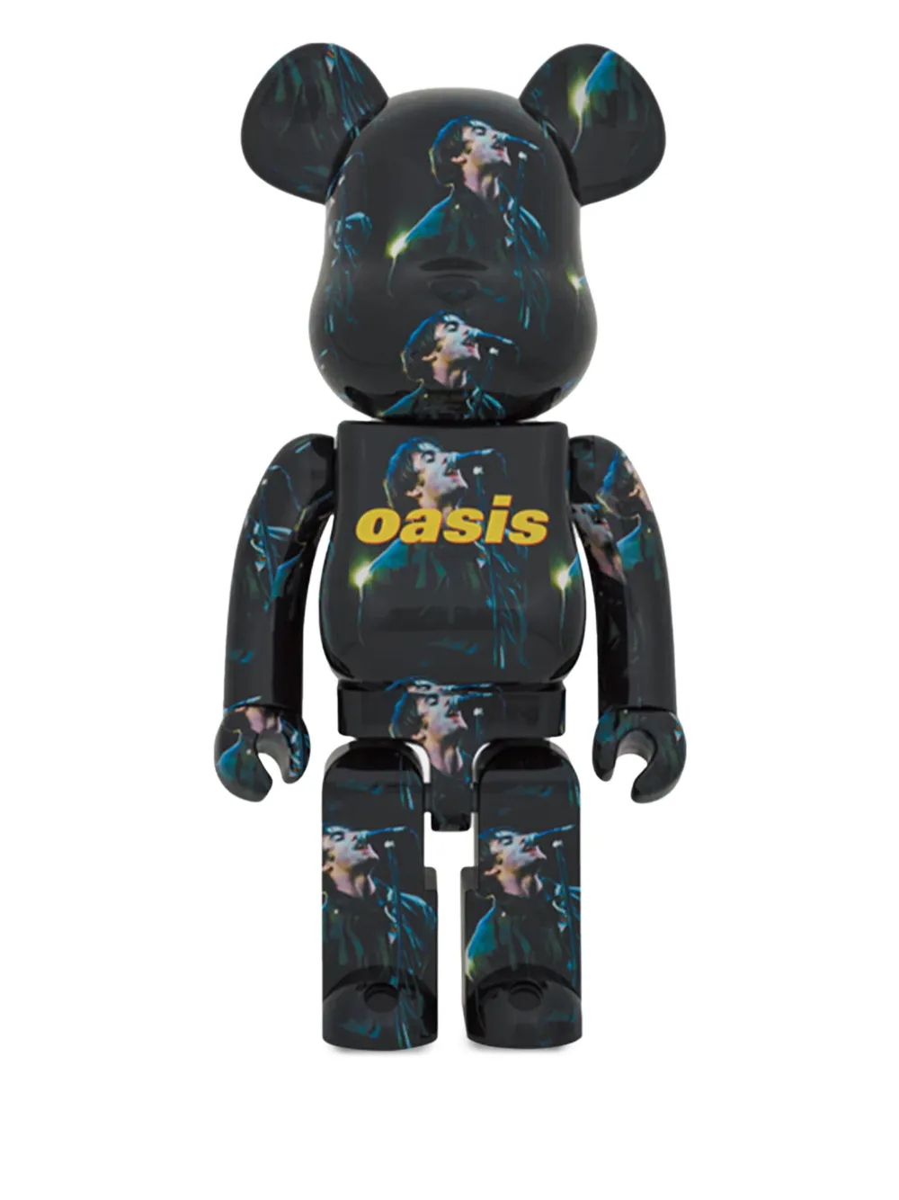 MEDICOM TOY x Oasis Knebworth figurine BE@RBRICK (70 cm) (1996) - Bleu