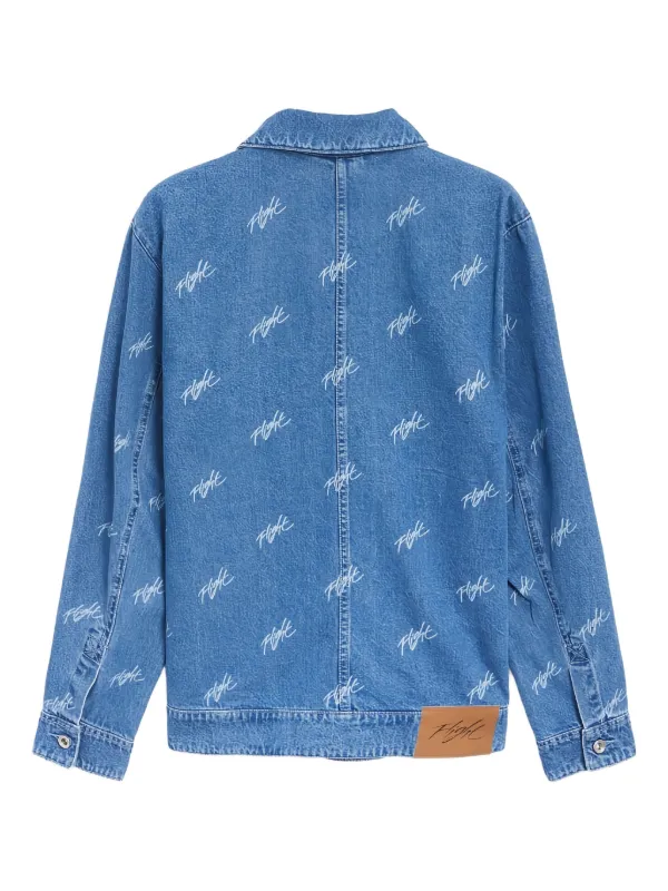 bluesbrusher【1256】希少JORDANナイロンジャケット刺繍 Jordan Flight Heritage Denim Jacket | Blue | FARFETCH