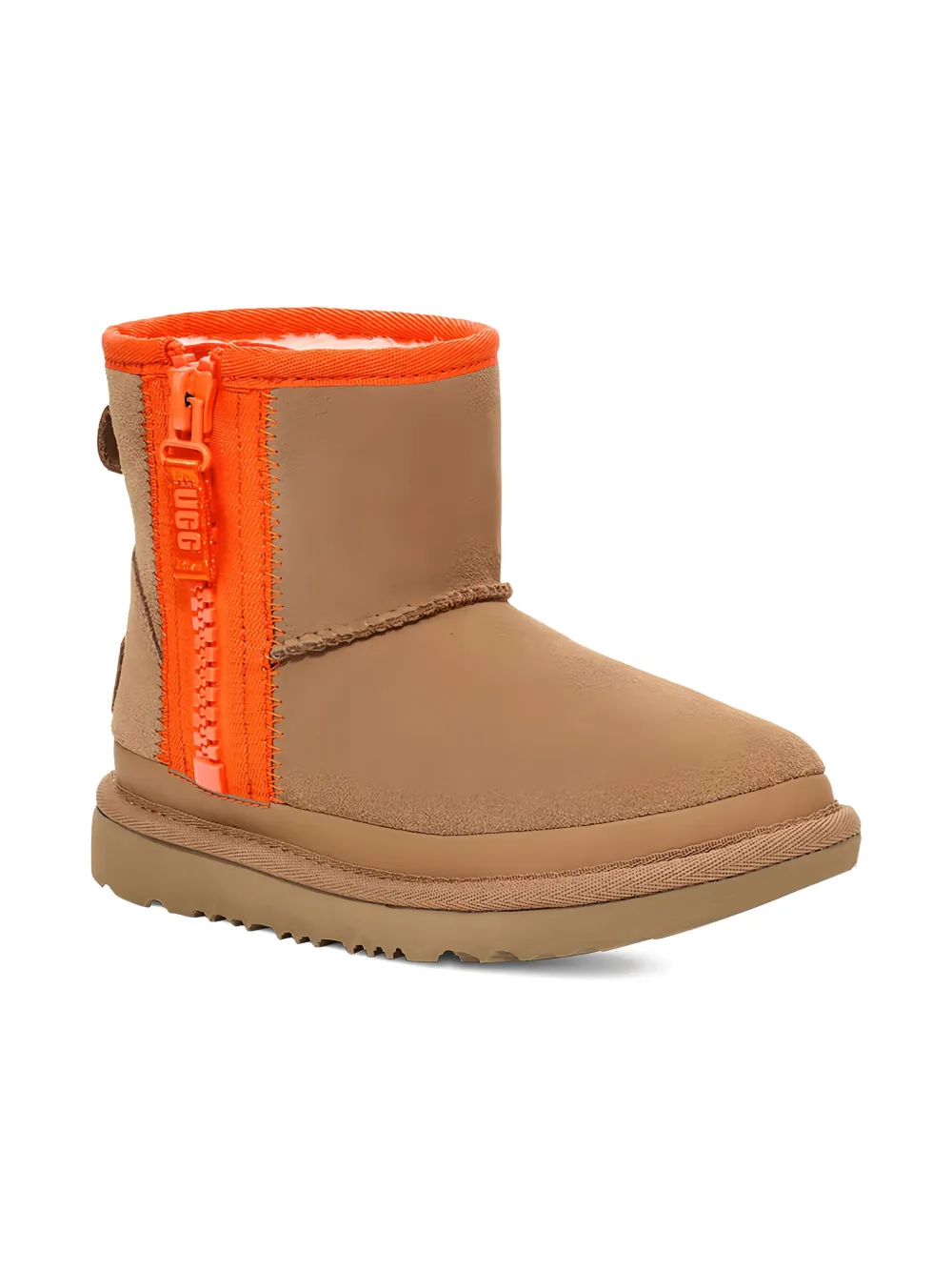 UGG Kids Mini Zipper Tape boots Neutrals