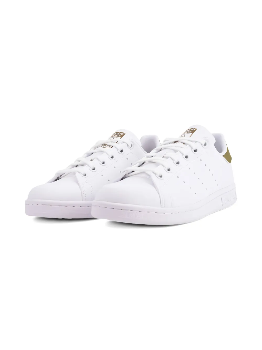 adidas Kids Stan Smith "White Wild Moss" sneakers Wit