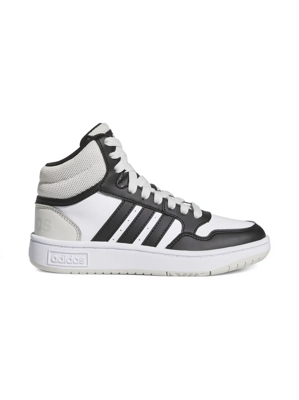 adidas Kids Hoops 3.0 Mid "White Black" sneakers