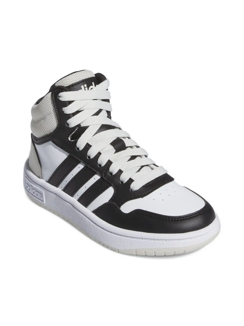 adidas Kids Hoops 3.0 Mid "White Black" sneakers