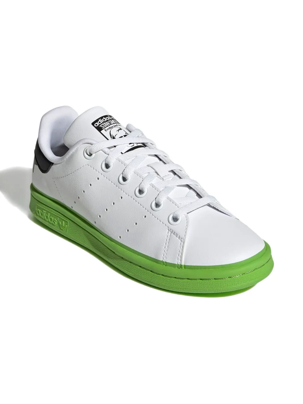 Adidas Kids Stan Smith "Paint Drip White Solid Green" sneakers