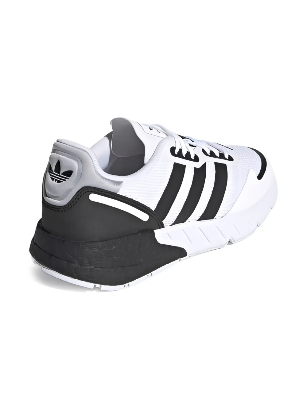 adidas Kids ZX 1K Boost "Cloud White Core Black Halo Silver" sneakers Wit