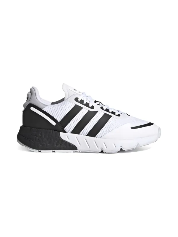 Kids 様 白 Adidas Kids ZX 1K Boost “Cloud White/Core Black/Halo Silver