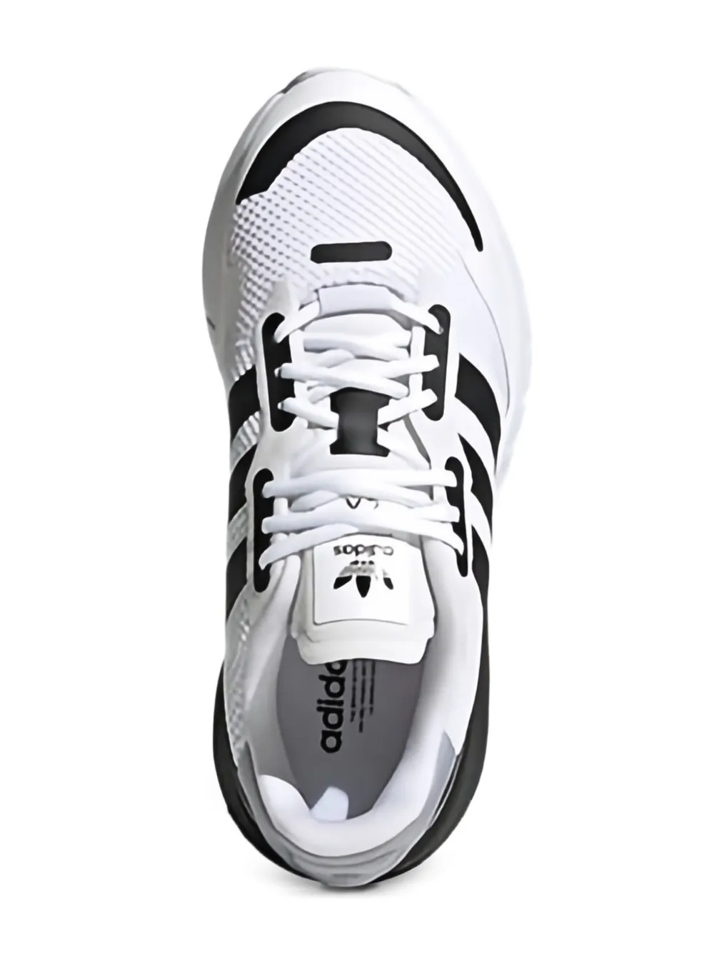 adidas Kids ZX 1K Boost "Cloud White Core Black Halo Silver" sneakers Wit