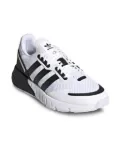adidas Kids ZX 1K Boost ""Cloud White/Core Black/Halo Silver"" sneakers