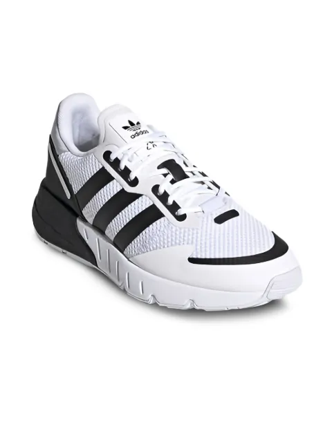 adidas Kids ZX 1K Boost "Cloud White/Core Black/Halo Silver" sneakers