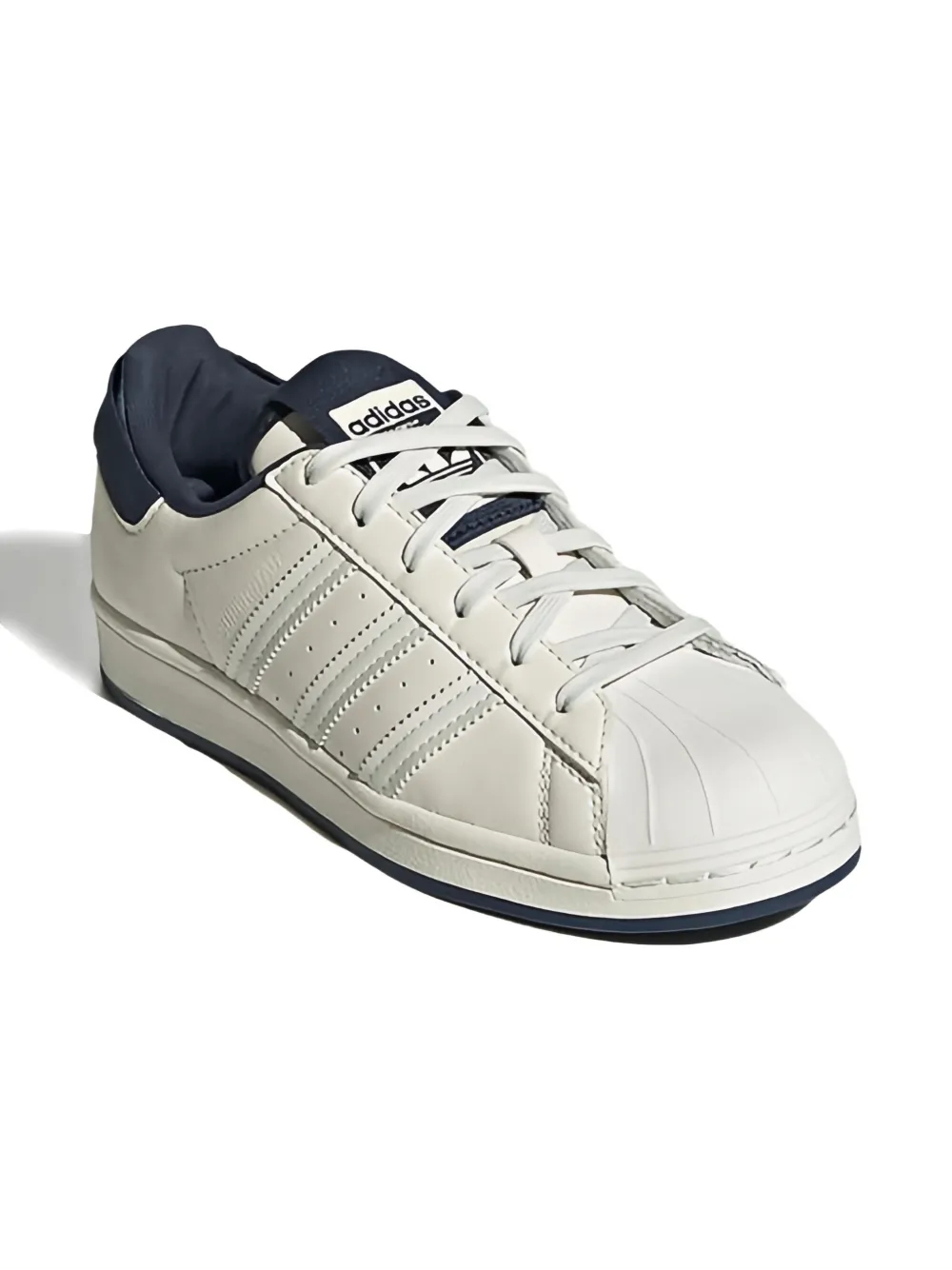 Adidas Kids Superstar "Chalk White Crew Navy" sneakers