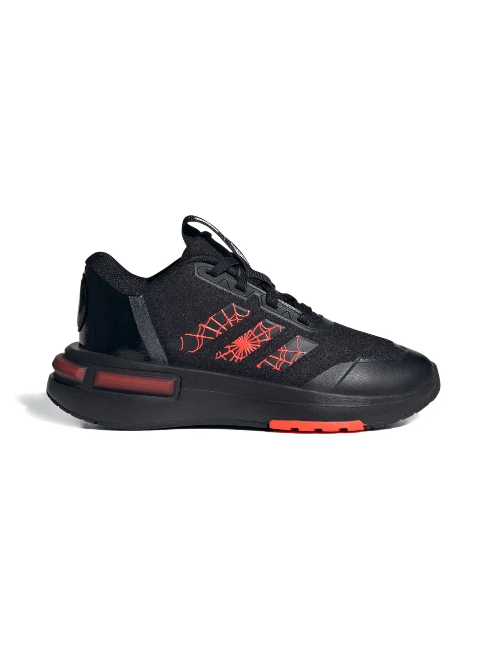 adidas Kids x Marvel Spiderman Racer "Core Black Solar Red Core Black" sneakers
