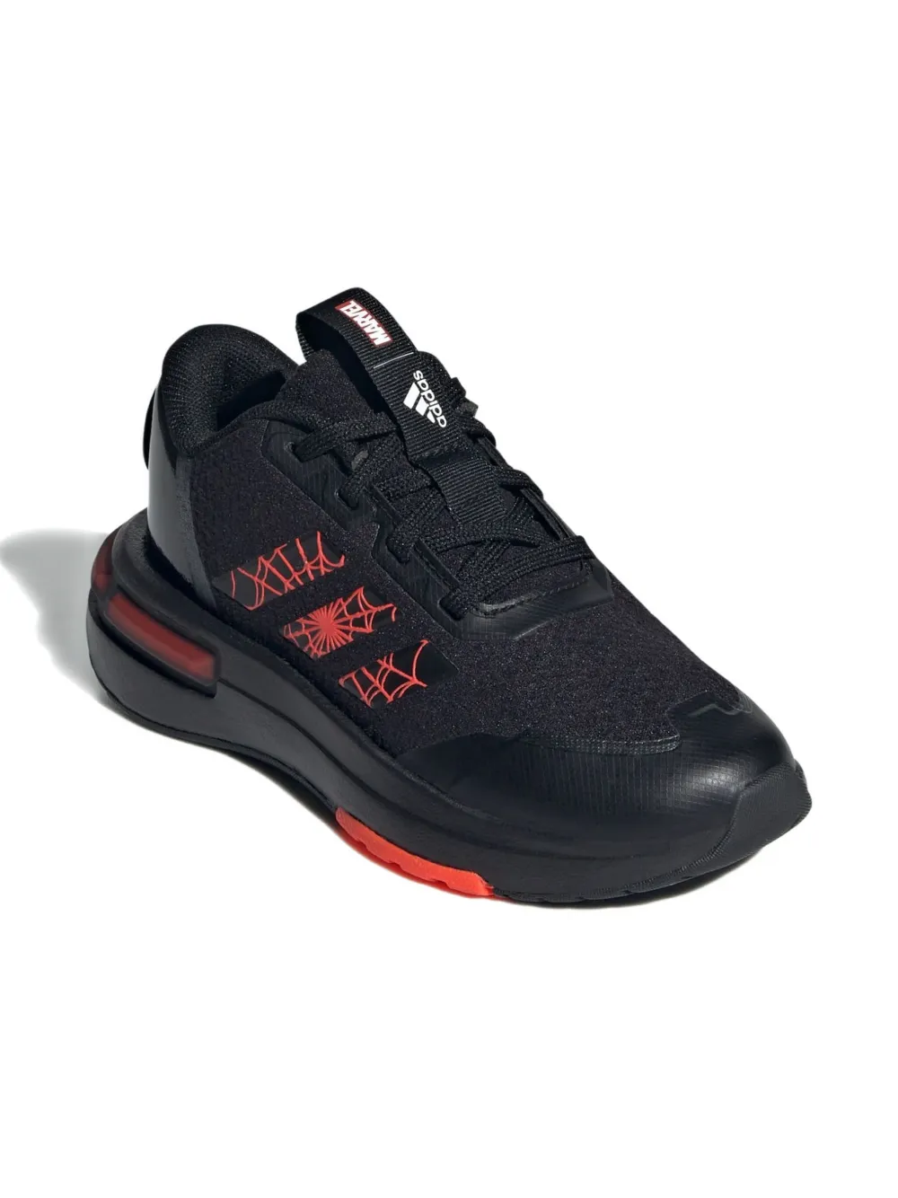 Adidas Kids x Marvel Spider Racer "Core Black Solar Red Core Black" sneakers