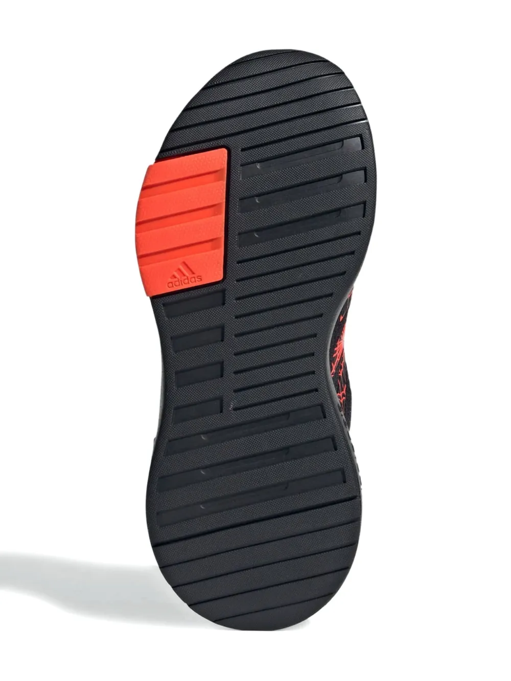 adidas Kids x Marvel Spiderman Racer "Core Black Solar Red Core Black" sneakers