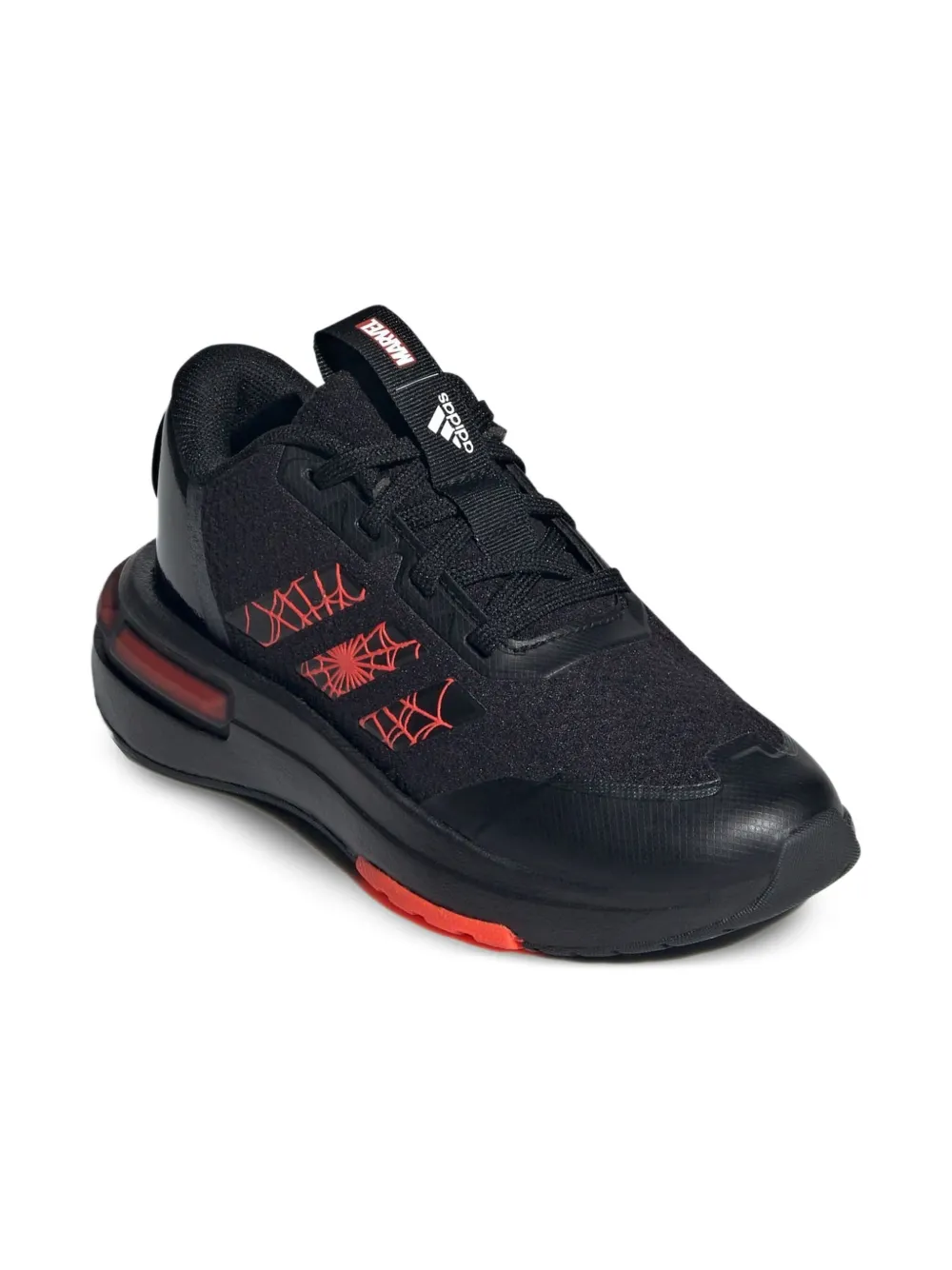 Adidas Kids x Marvel Spider Racer "Core Black Solar Red Core Black" sneakers
