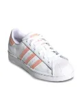adidas Kids Superstar ""Cloud White/Haze Coral"" sneakers