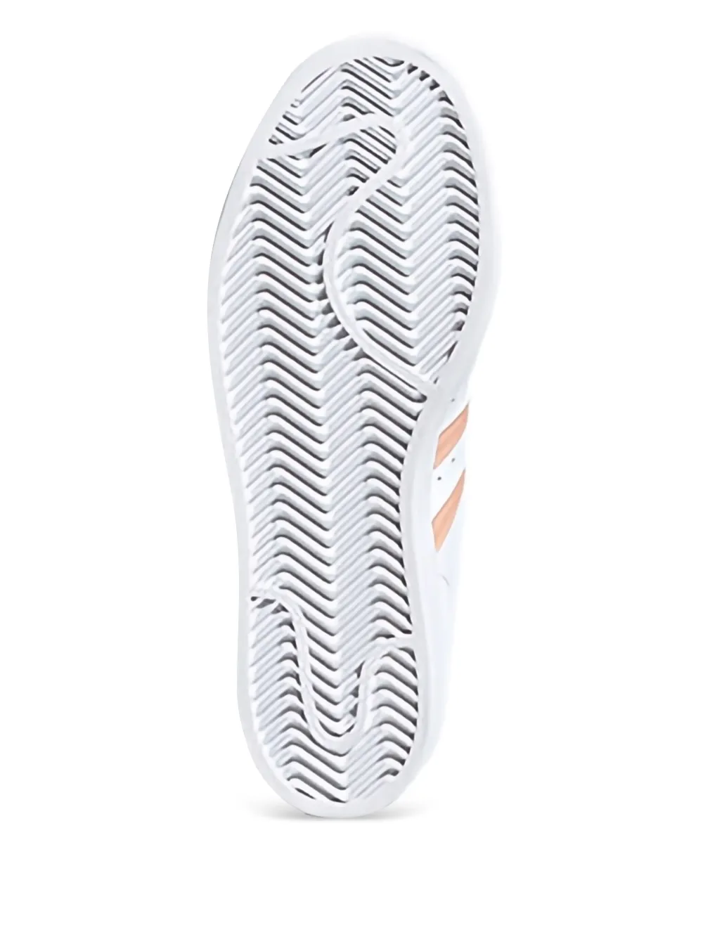 adidas Kids Superstar "Cloud White Haze Coral" sneakers