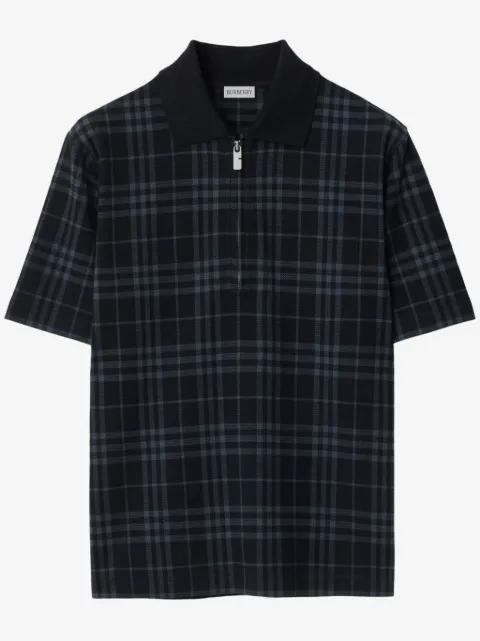 Burberry Geruit poloshirt