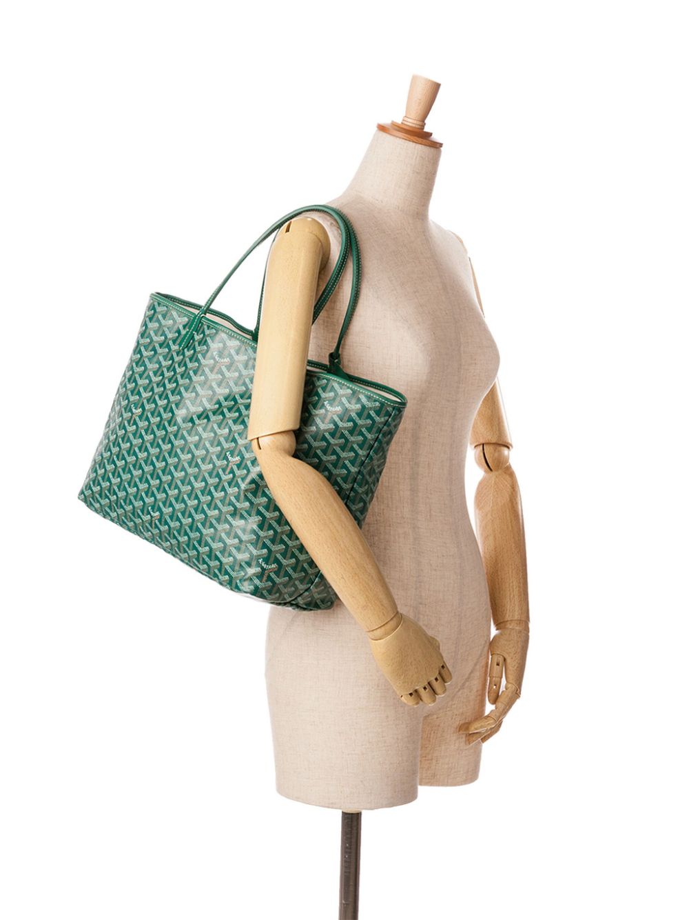 Goyard Pre-Owned 2019 Goyardine Saint Louis PM shopper - Groen