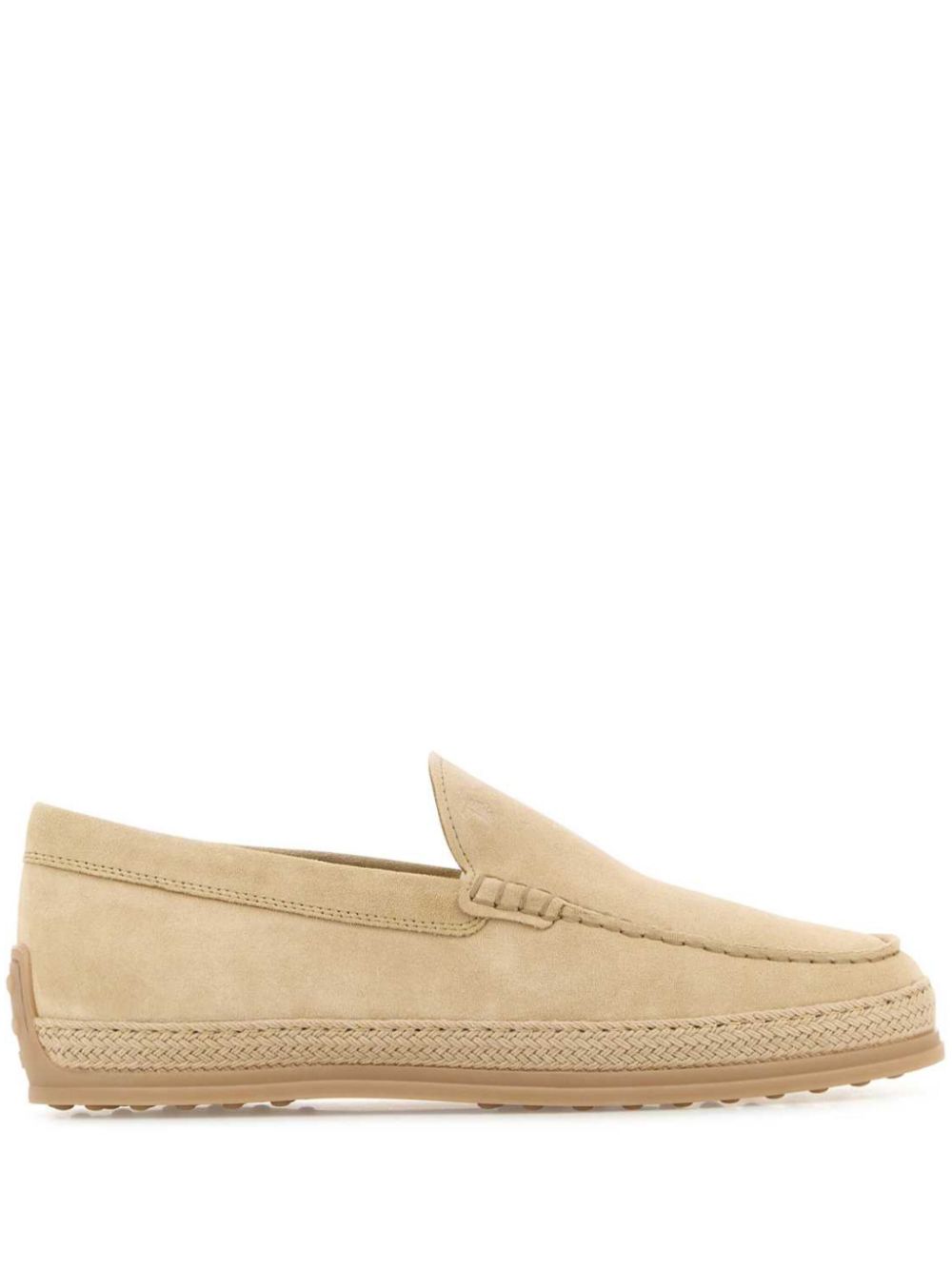 Tod's suede loafers Beige