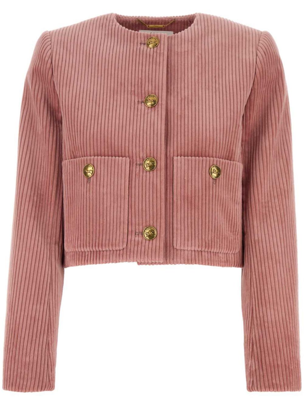 Chloé velvet cropped jacket