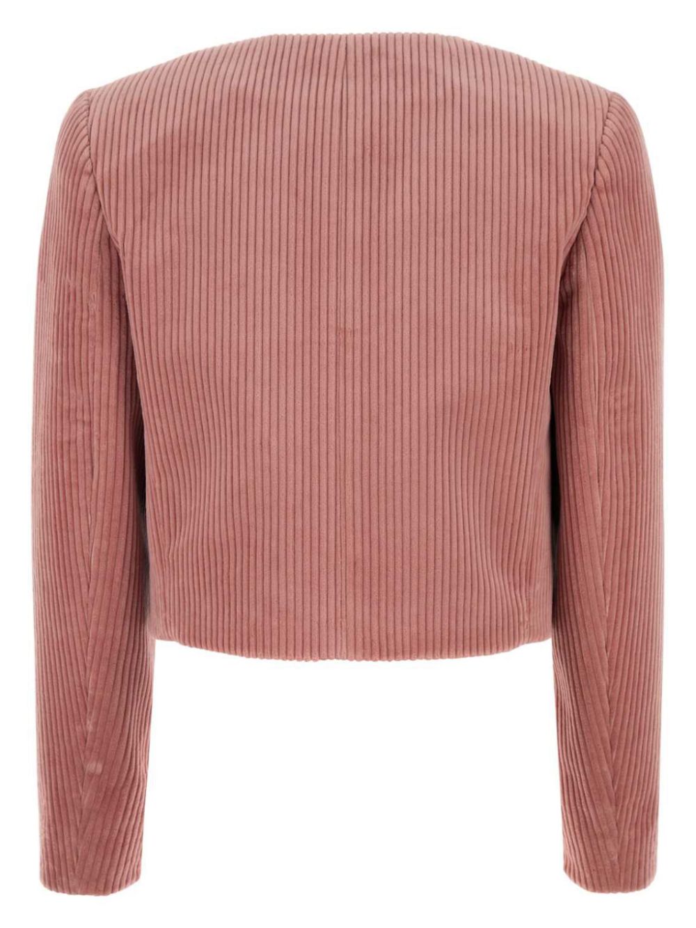 Chloé velvet cropped jacket - Roze