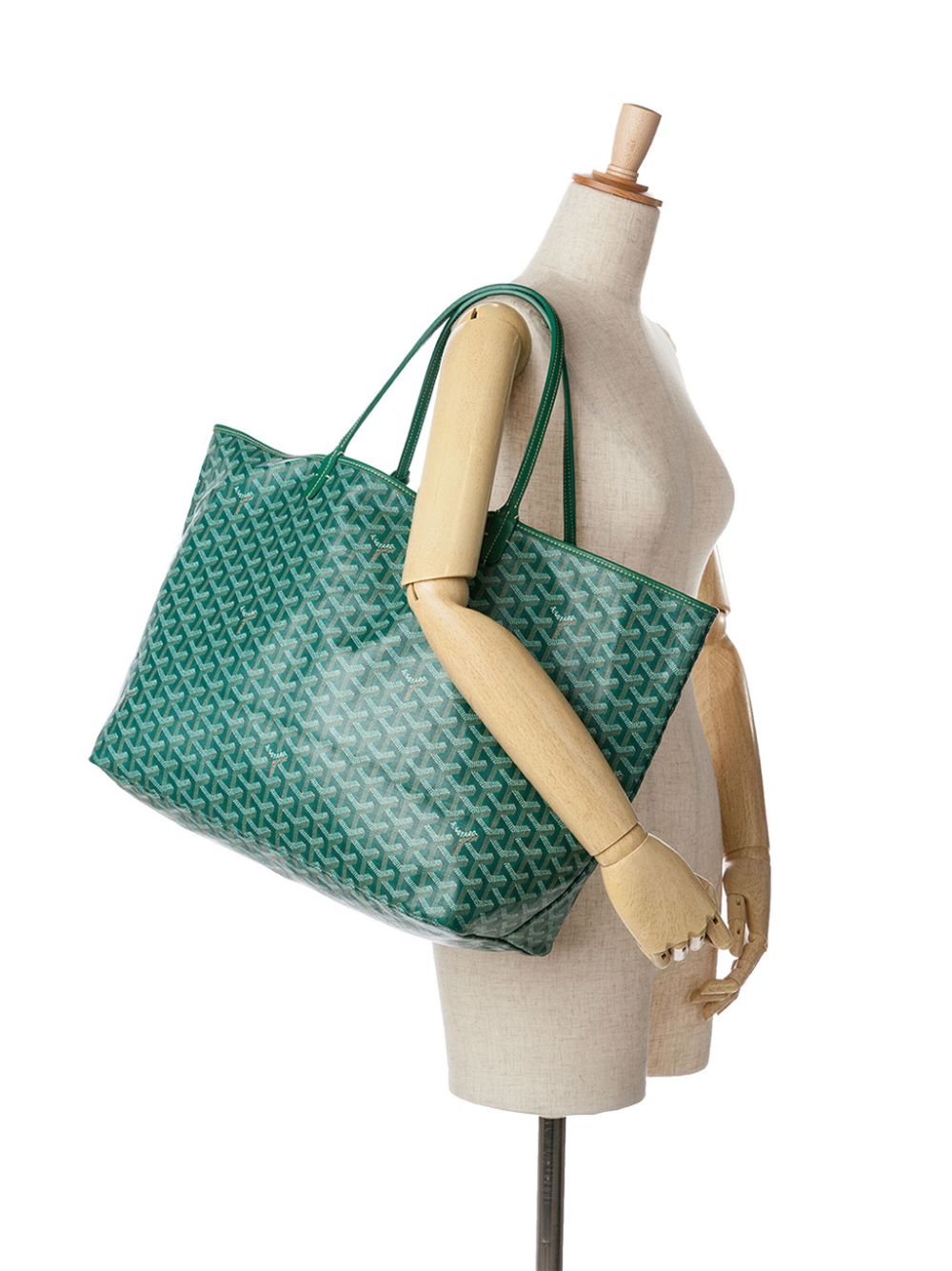 Goyard Pre-Owned 2019 Goyardine Saint Louis PM shopper - Groen