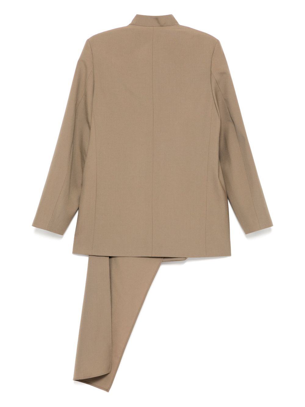 Róhe V-neck coat - Neutrals