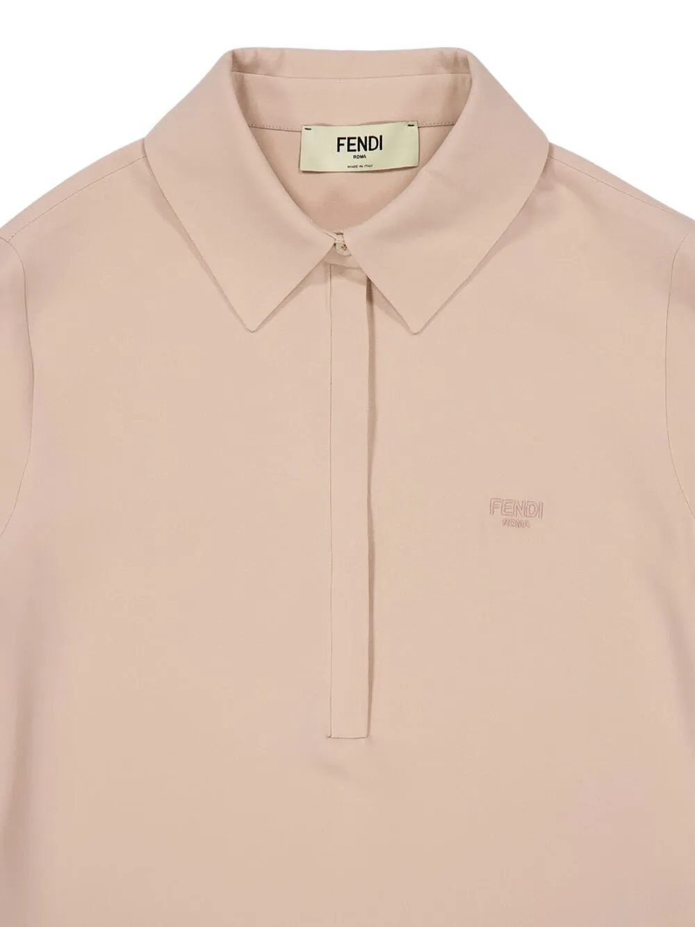 FENDI Zijden poloshirt Roze