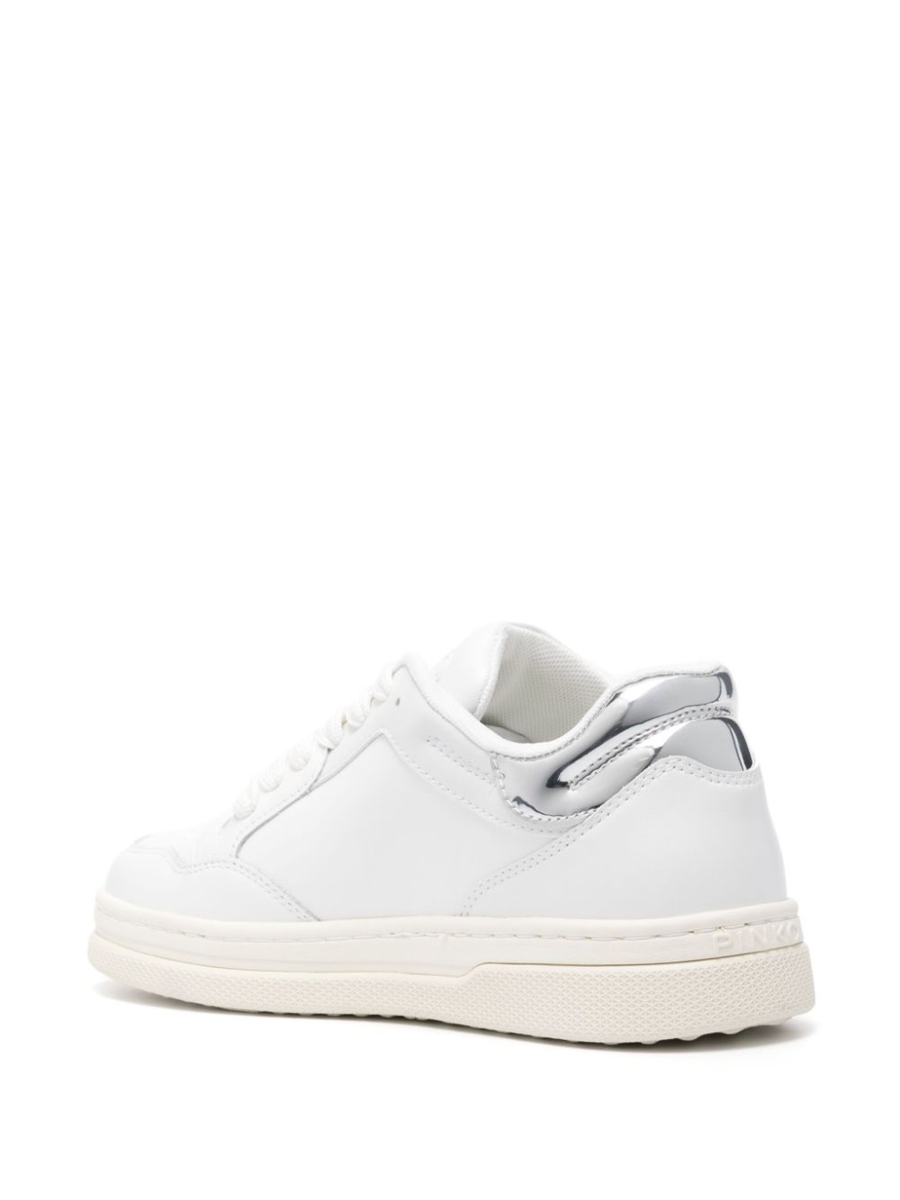 PINKO embroidered-logo sneakers White