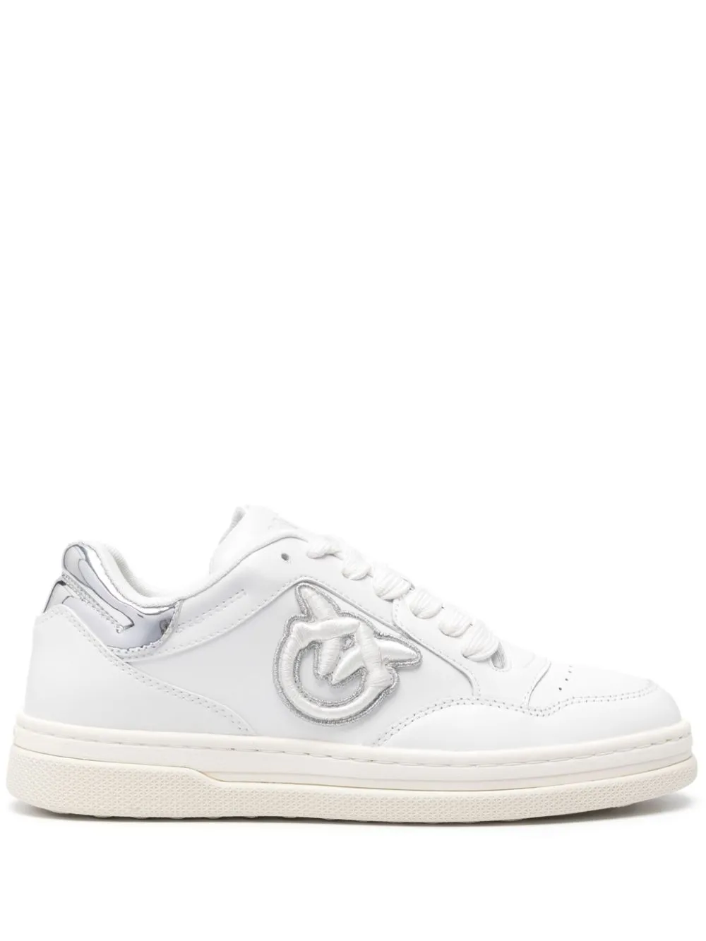 embroidered-logo sneakers