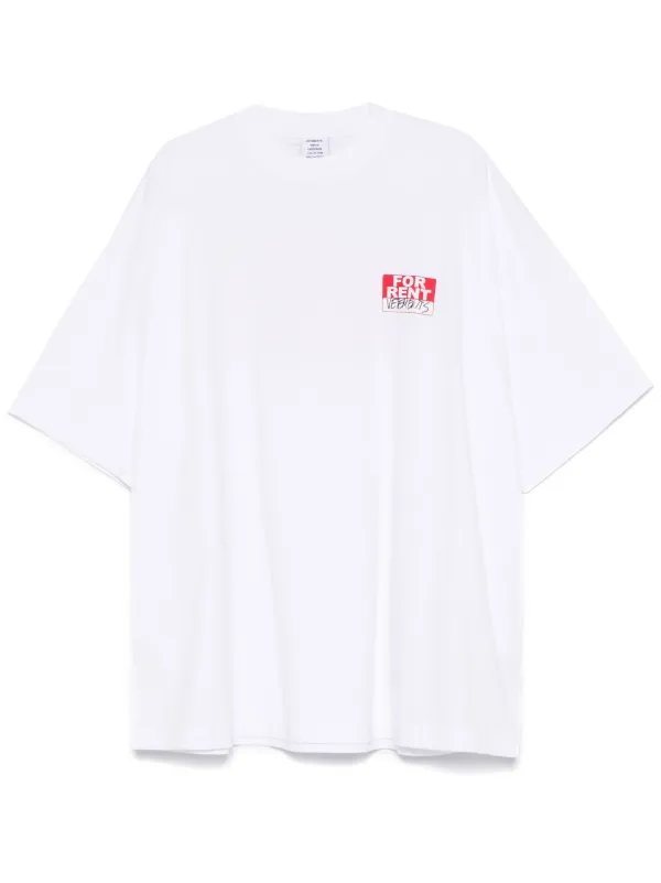 国内発送☆VETEMENTS☆FOR RENT OVERSIZED T-SHIRT/WHITE 27674712_57472103_600.jpg